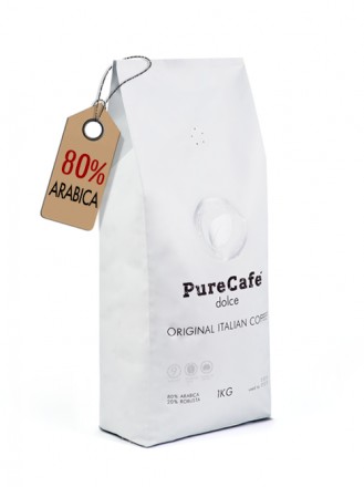Кофе PureCafe Dolce, зерно, 80% Арабики/20% Робусты, Италия, 1кг. Чернигов. фото 1 Кофе PureCafe Dolce, зерно, 80% Арабики/20% Робусты, Италия, 1кг. Чернигов. фото 1