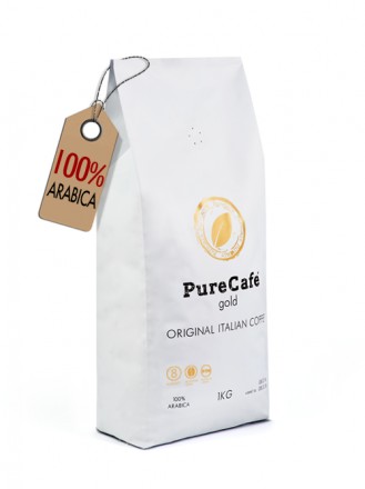 Кофе PureCafe Gold, зерно, 100% Арабики, Италия, 1кг. Чернигов. фото 1 Кофе PureCafe Gold, зерно, 100% Арабики, Италия, 1кг. Чернигов. фото 1