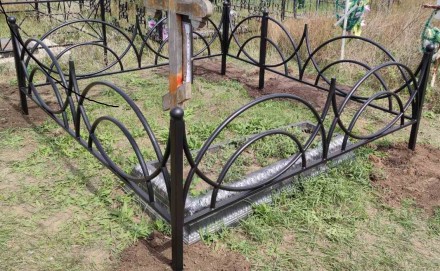 Ограды на кладбище в наличии и под заказ! Цена от 8000 грн за ограду на 2 места . . фото 8
