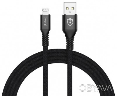Кабель T-PHOX Jagger T-M814 Micro USB - 2m Black