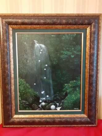 Продам картину Никаса Сафронова " Двойное наслаждение или горный водопад с . . фото 2