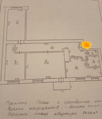 Продаж 3 кімнатної крупногбаритної квартири під ремонт на Новомиколаївці 
-Загал. . фото 3