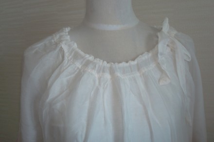 Красивая легкая, женская блузка  или двойная футболка.  Пошив по верху шелк,  ни. . фото 4