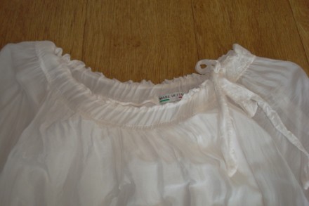 Красивая легкая, женская блузка  или двойная футболка.  Пошив по верху шелк,  ни. . фото 7