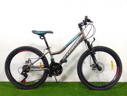 Горный велосипед женский Azimut Pixel 26 D серо-синий. Харьков. фото 1