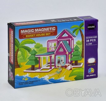 Представляем Вашему вниманию Магнитный конструктор - одну из любимейших игрушек . . фото 1