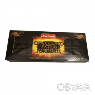 
Черный шоколад Dolciando Cioccolato Extra Fondente 500гр. из Италии
 . . фото 1