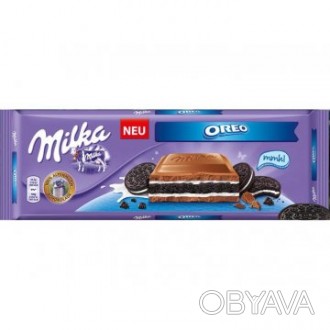 
Шоколад Milka Oreo (с печеньем) производства Швейцарии 300гр.
 . . фото 1