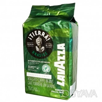 
Кофе Lavazza TIERRA BRASILE в зернах 1 кг имеет элитный богатый вкус. Зерно для. . фото 1