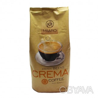 
Кофе в зернах Milaro Crema, смесь лучших зерен арабики и робусты с юга Америки.. . фото 1