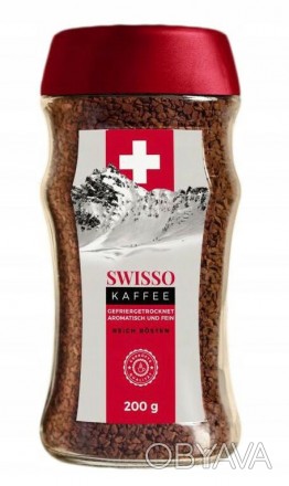 
Swisso Kaffee Gefriergetrocknet Aromatisch und Fein Arabica 200г Swisso Kaffee . . фото 1