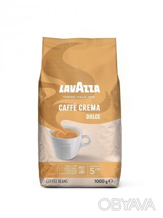 
НОВЫЙ ДИЗАЙН! Lavazza Dolce Caffe Crema кофе в зернах Лавацца Дольче Кафе Крема. . фото 1