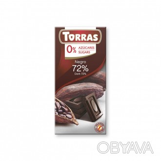 
Torras negro (черный) 72% какао,75 г – черный шоколад, который без сомнения, до. . фото 1