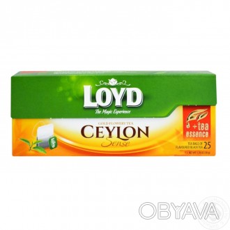 
Чай черный Золотой Цейлон Loyd Ceylon Gold 25 пакет (50г) Польша Черный чай пом. . фото 1