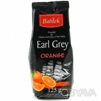 
Чай черный листовой Bastek Earl Grey Orange (апельсин) 125 г. Польша Черный лис. . фото 1