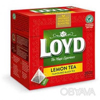 
Чай черный Лимон Loyd Lemon 20 пирамидок (34г) Польша Черный чай помогает замед. . фото 1