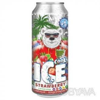 
Ice Cool со вкусом Клубника (Strawberry) - освежающий напиток с охлаждающим эфф. . фото 1