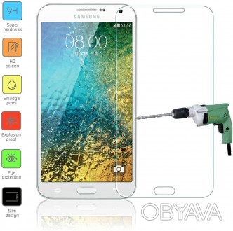 Защитное стекло для Samsung Galaxy E7 E700H 0.3mm, стекло защитное, защитные ст