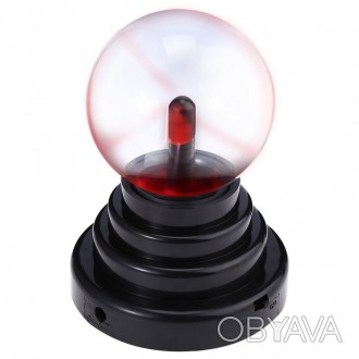 Плазменный шар это декоративный светильник, представляющий собой стеклянную сфер. . фото 1
