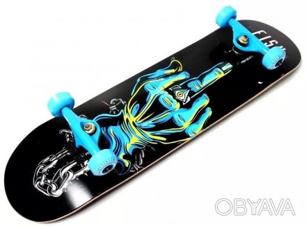 Скейтборд деревянный премиум качества от мирового  бренда Fish Skateboards. Хара. . фото 1
