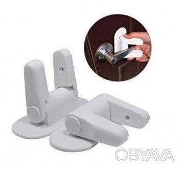 Door lever lock- универсальная защита для детей от все возможных ручек. Теперь н. . фото 1