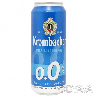 
Pils Alcoholfrei от компании Krombacher — уникальный немецкий безалкогольный пи. . фото 1