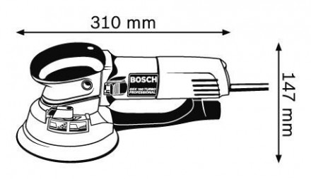 Эксцентриковая шлифмашина Воsch GEX 150 Turbo Professional
Эксцентриковая шлифм. . фото 3