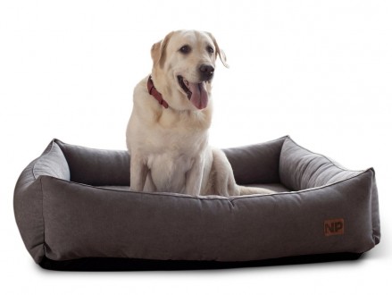 Матрас для собак Noble Pet Nolan с бортами Тёмно-серый 110 х 90 x 26 см (N2129/1. Киев. фото 1 Матрас для собак Noble Pet Nolan с бортами Тёмно-серый 110 х 90 x 26 см (N2129/1. Киев. фото 1
