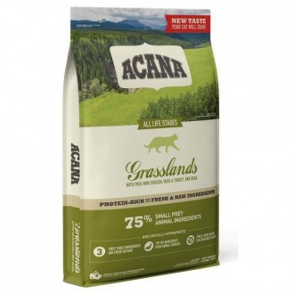 Сухой корм Acana Grasslands Cat 0.34 кг для кошек всех пород и возраста (ягненок. Киев. фото 1 Сухой корм Acana Grasslands Cat 0.34 кг для кошек всех пород и возраста (ягненок. Киев. фото 1