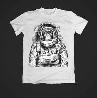 Футболка женская с принтом monkey. Киев. фото 1 Футболка женская с принтом monkey. Киев. фото 1