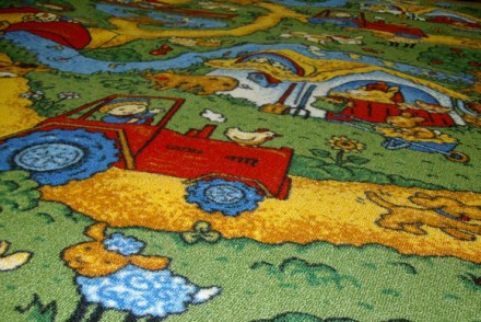 Ковролін з дитячим малюнком Напов №22 2.5, 1.5. Васильков. фото 1