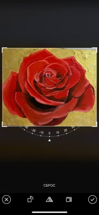 Картина маслом «Роза в золоте». Есть видео.
Картина написана маслом. . фото 5