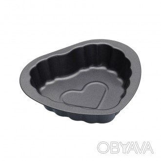Форма для выпечки KitchenCraft KC NS Сердце Черный (172167-с)