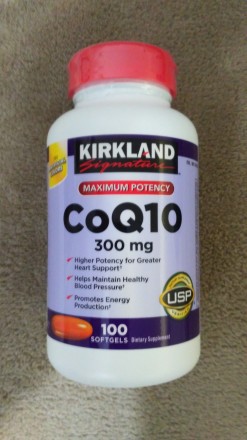 Посилений коензим Q10 (300 мг/1 табл.) Kirkland (США). 
Капсули м'які, жел. . фото 2