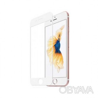 
Защитное стекло 2.5D Full glass для Apple iPhone 6+ white Защитное стекло 2.5D . . фото 1