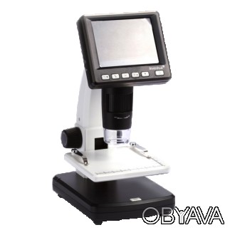 Цифровой микроскоп Levenhuk DTX 500 LCD с цветным ЖК-дисплеем (3,5") и камерой 5. . фото 1