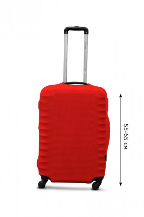Чехол на чемодан Coverbag дайвинг сделан из качественного эластичного материала,. . фото 2