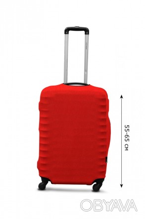 Чехол на чемодан Coverbag дайвинг сделан из качественного эластичного материала,. . фото 1