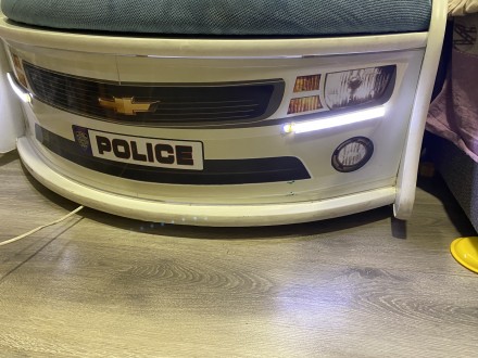 Продам полицейскую кровать -машинку в идеальном состоянии. С подъёмным механизмо. . фото 5
