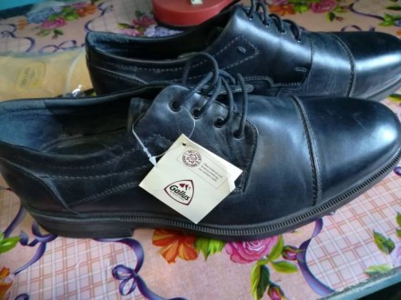 Новые фирменные оригинальные туфли GALLUS из Германии.
Размер - 46.
Стелька - . . фото 2