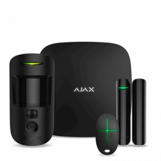 Стартовый комплект системы безопасности Ajax Systems StarterKit Cam черный или б. . фото 2