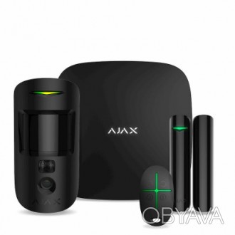 Стартовый комплект системы безопасности Ajax Systems StarterKit Cam черный или б. . фото 1
