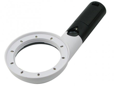 Ручна лупа з підсвічуванням Magnifier CH75-10L має красивий і сучасний дизайн.
К. . фото 3