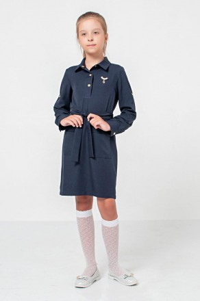 Модное школьное платье для девочки
Длина рукава регулируется.
Застёгивается на к. . фото 2