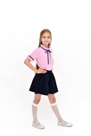 Модная школьная юбка-шорты для девочки
Пояс на резинке, по бокам карманы
Размеры. . фото 2