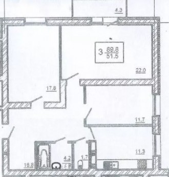 Продам 3-комнатную квартиру в новом жилом комплексе ЖК «Оазис» на ул. . фото 3