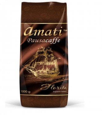 Кава Amati Pausacaffe Florita в зернах
( кава аматі паузакафе флорита )
100 % . . фото 2