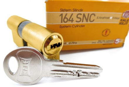 Цилиндровый механизм Kale 164 SNC 68 мм 26/10/32 ключ/ключ латунь 
 
Корпус KALE. . фото 2