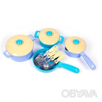 Набор посуды 4432 (10) "ТЕХНОК"
Набор игрушечной посуды в современной цветной га. . фото 1