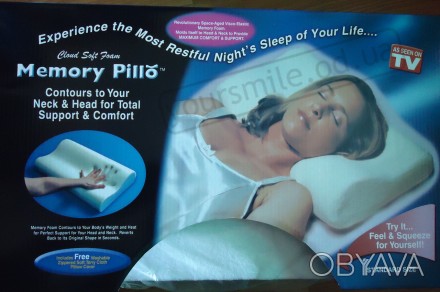 Подушка Memory Pillow – это постоянная забота о Вашем здоровье и комфорте во вре. . фото 1